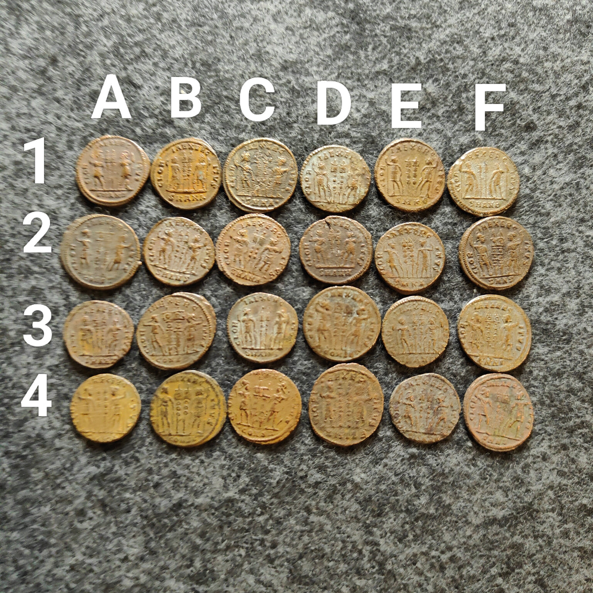 RESERVED 8 Roman coins