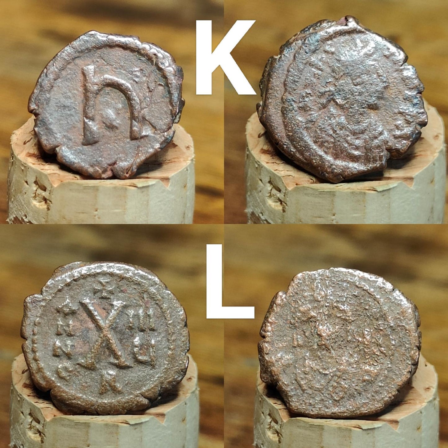 Ancient Byzantine Coins, Authentic Nummus of the Roman Empire - VPUKcoins