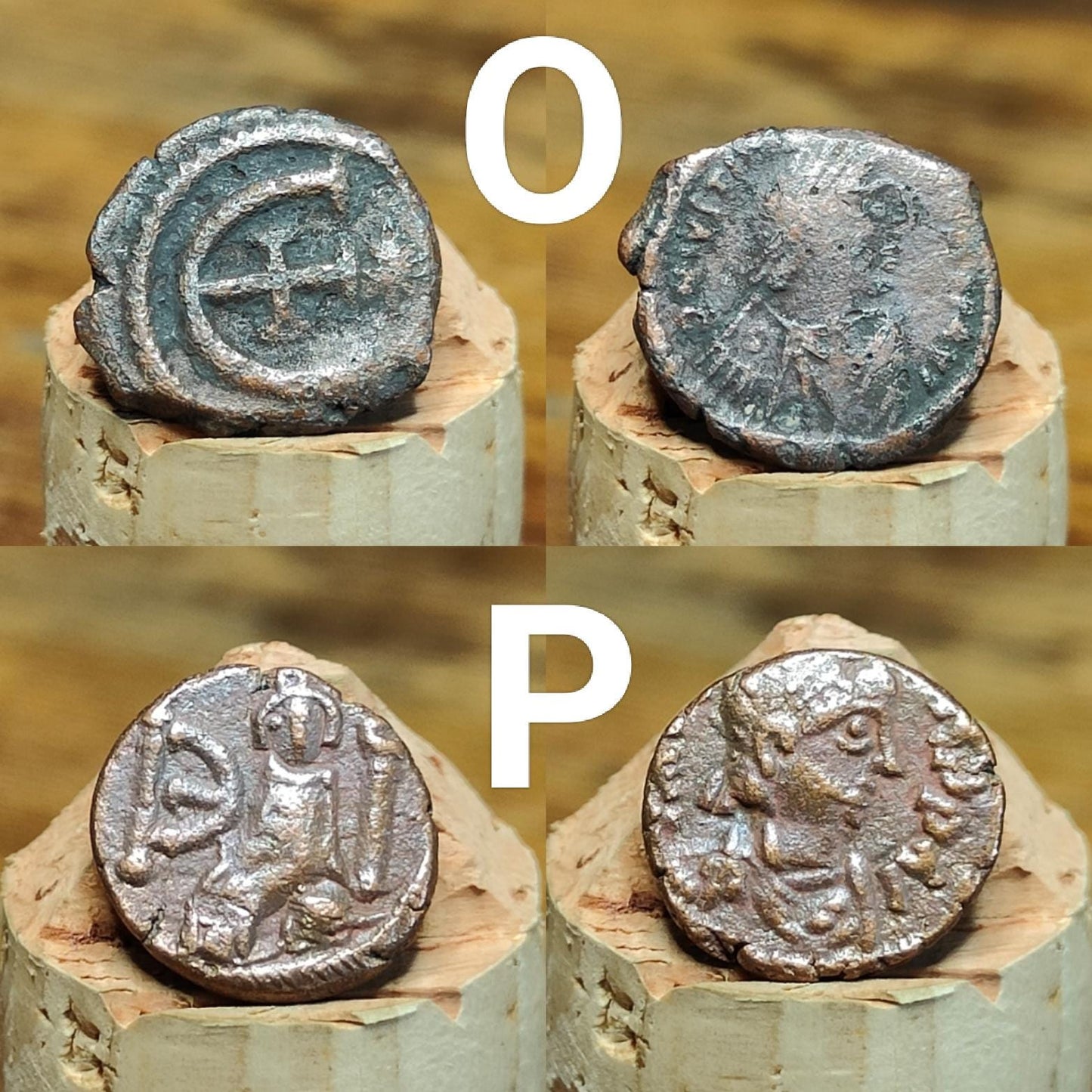 Ancient Byzantine Coins, Authentic Nummus of the Roman Empire - VPUKcoins