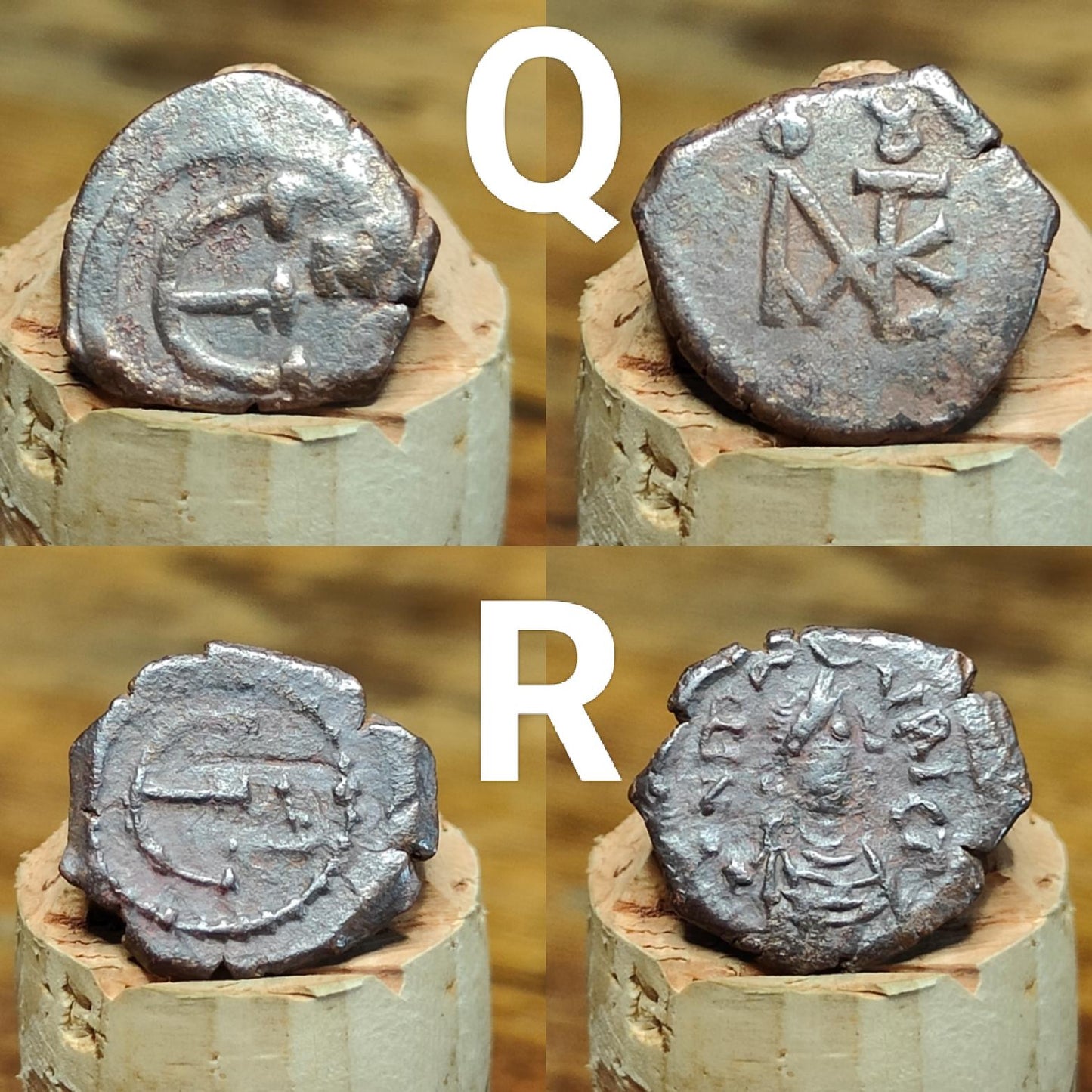 Ancient Byzantine Coins, Authentic Nummus of the Roman Empire - VPUKcoins