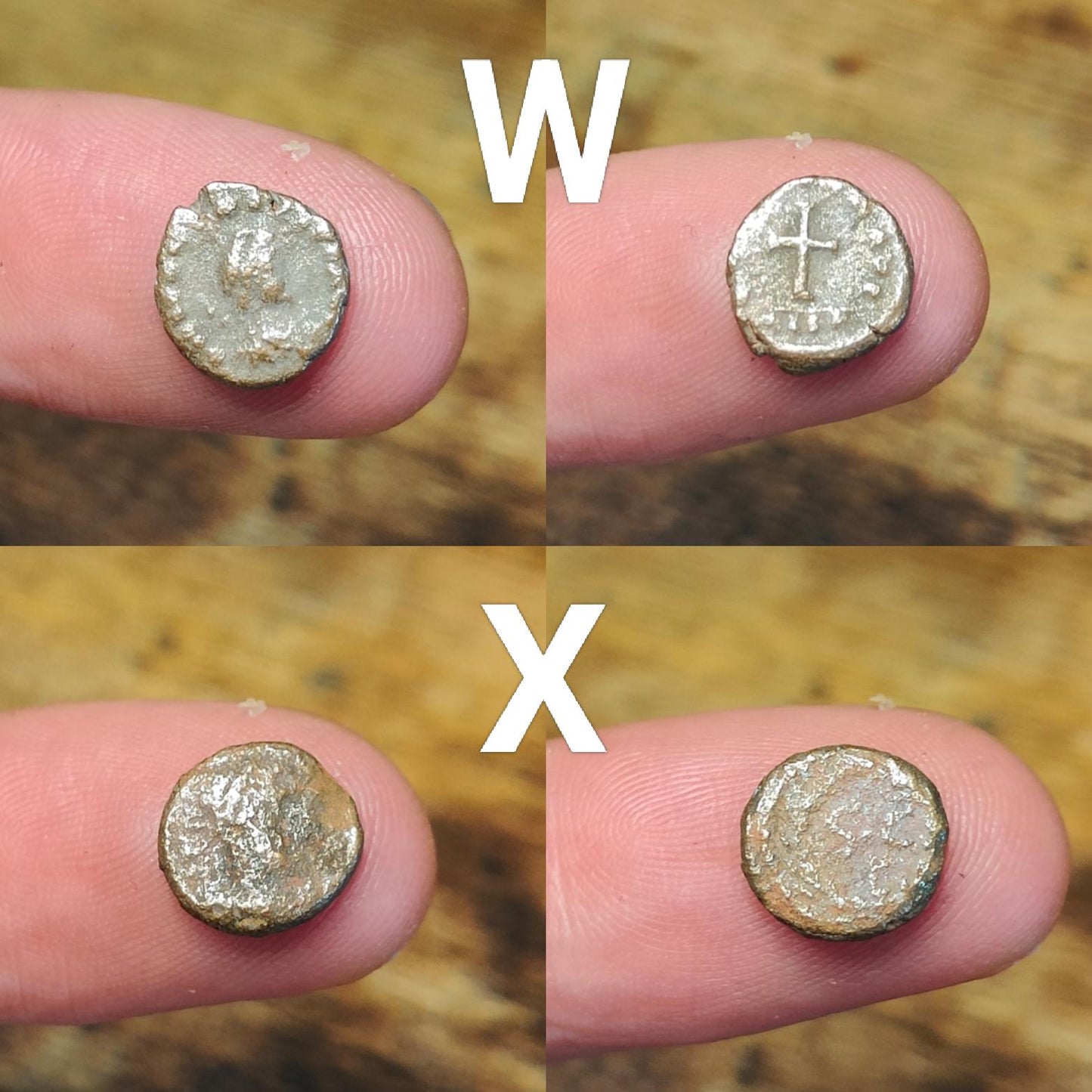 Ancient Roman/Greek minim coins, Genuine tiny coins over 1600 years old - VPUKcoins