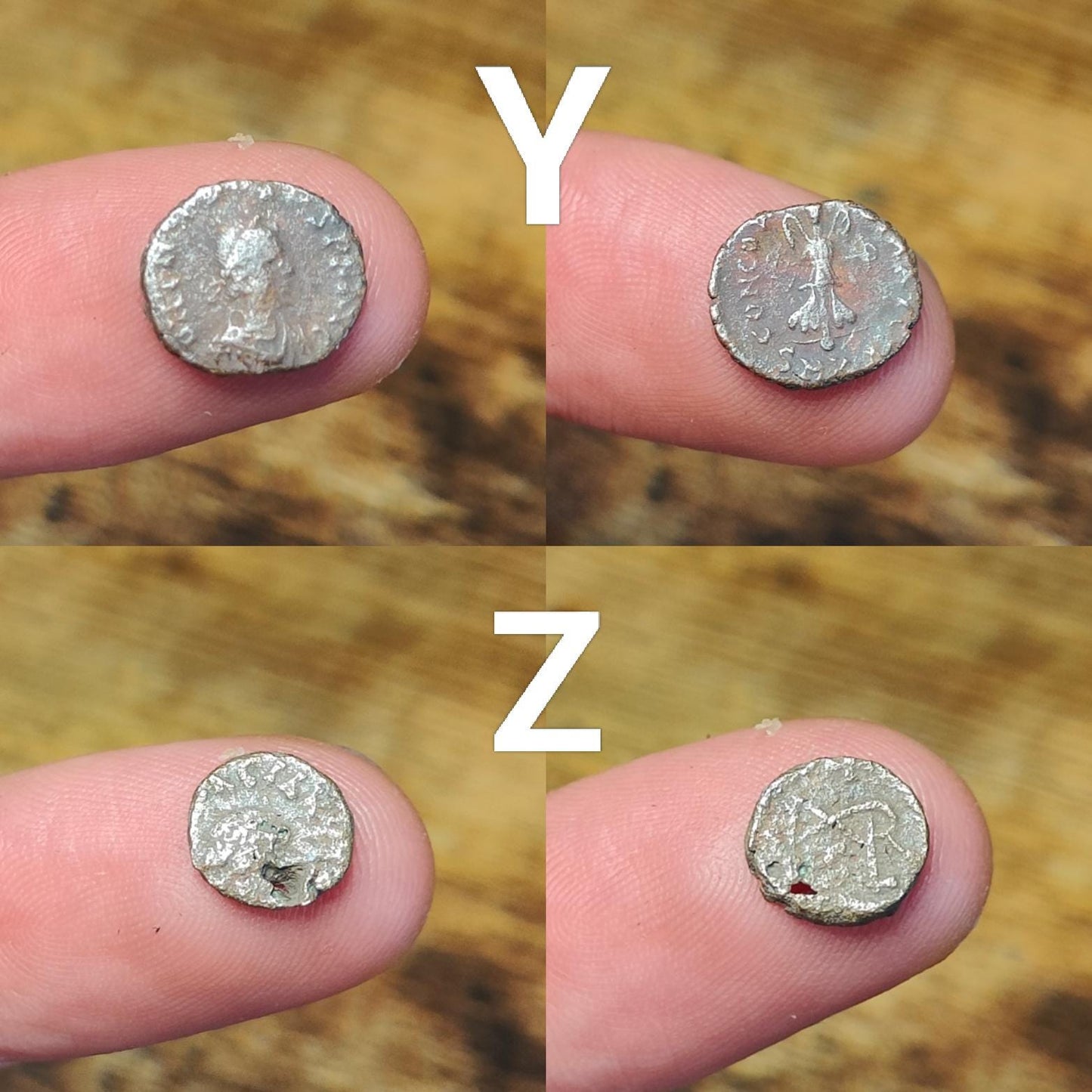 Ancient Roman/Greek minim coins, Genuine tiny coins over 1600 years old - VPUKcoins