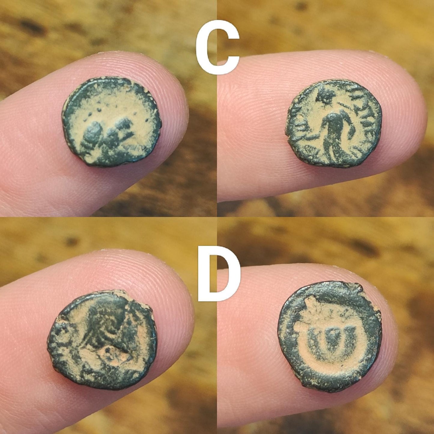 Ancient Roman/Greek minim coins, Genuine tiny coins over 1600 years old - VPUKcoins