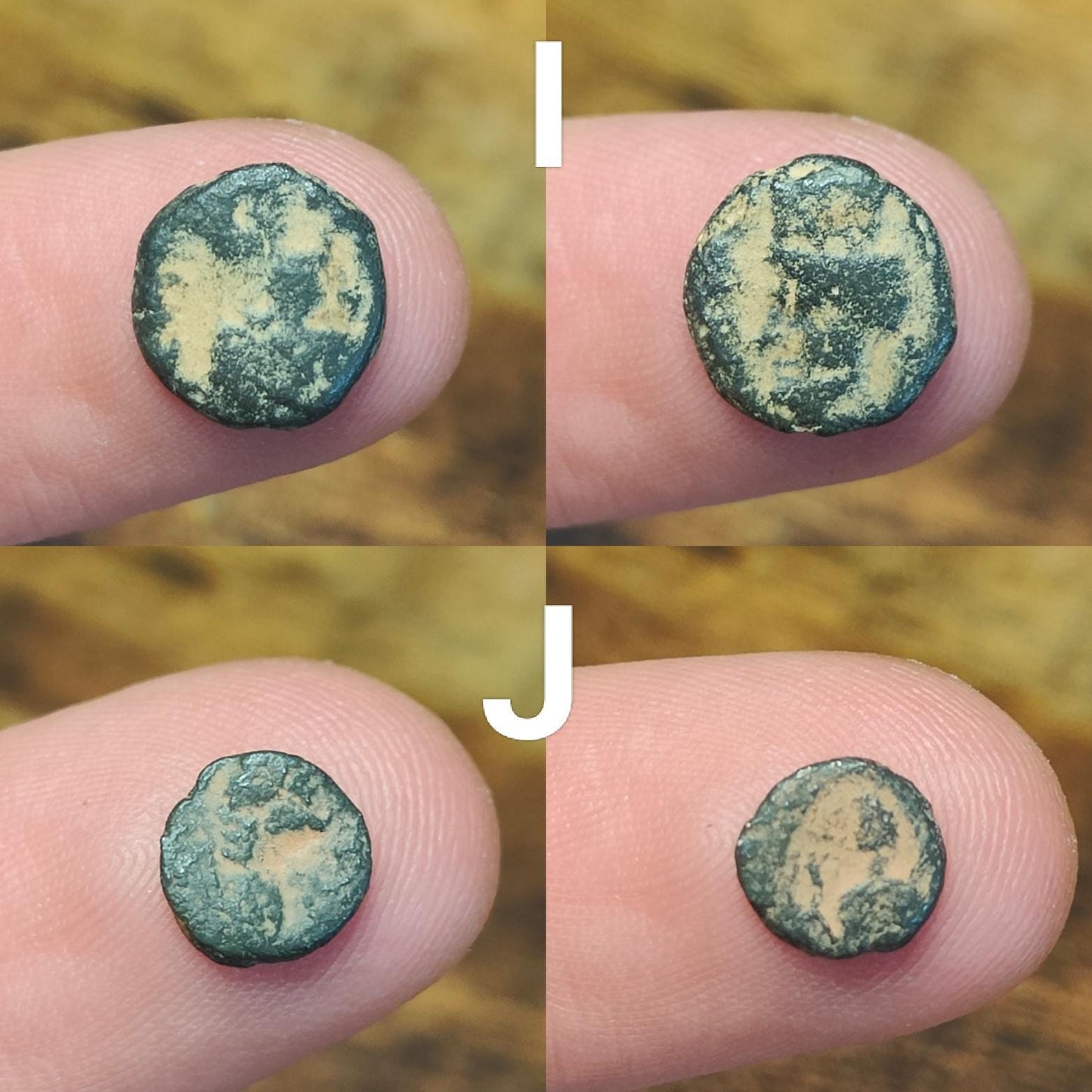Ancient Roman/Greek minim coins, Genuine tiny coins over 1600 years old - VPUKcoins