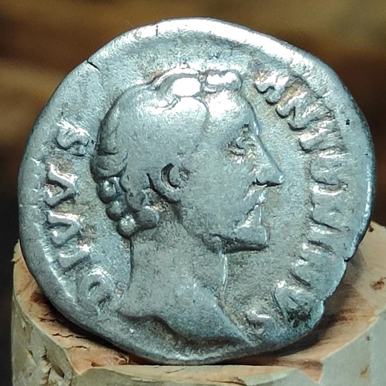 Antoninus Pius Silver Denarius, Divo reverse Ancient roman coin - VPUKcoins