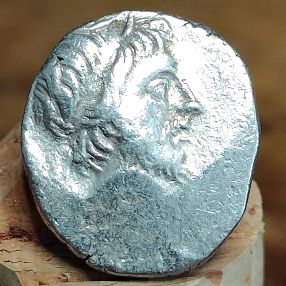 Ariobarzanes III, King of Cappadocia, 52 - 42 BC, silver drachm, Athena reverse, Ancient Greek coin - VPUKcoins