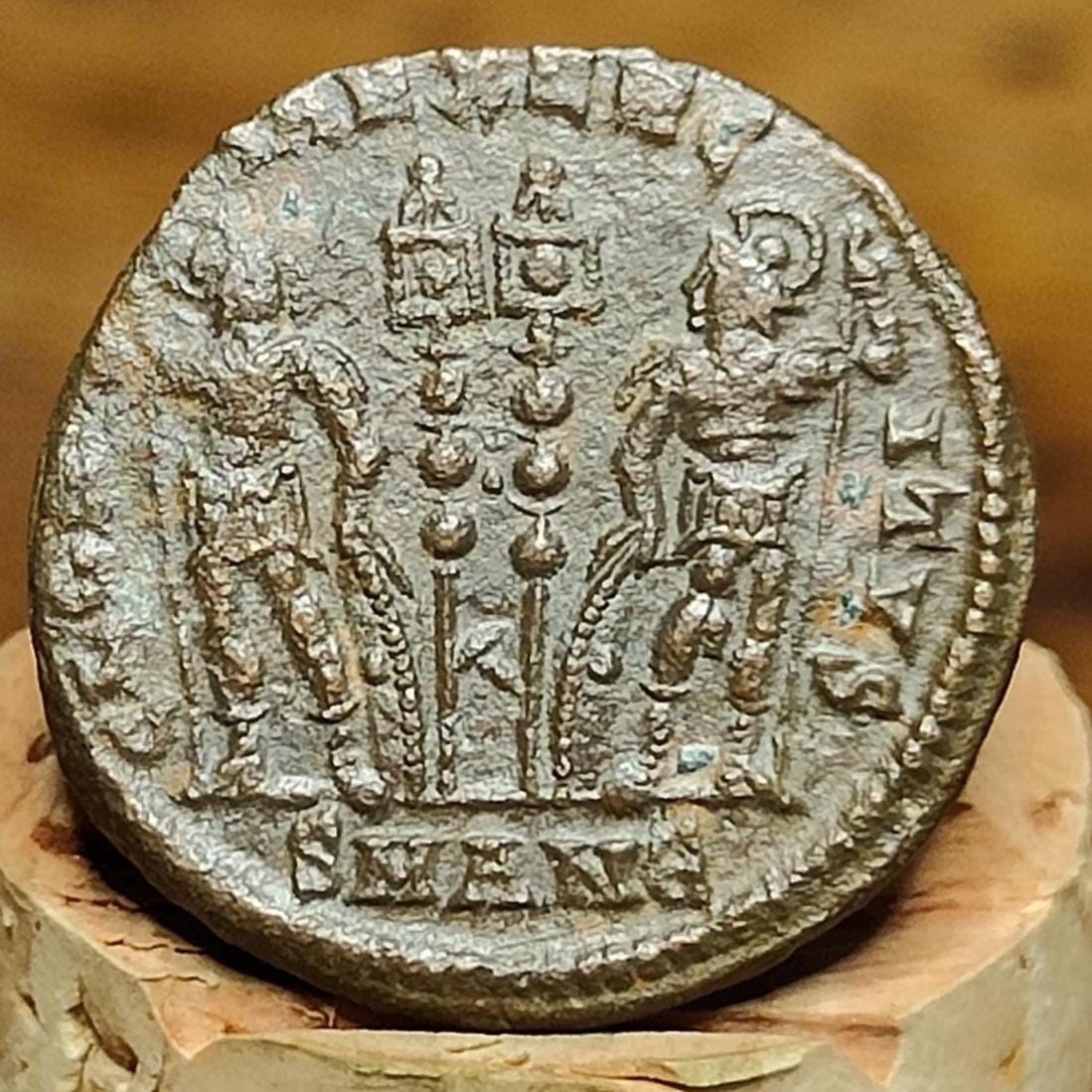 Constantine II coin with Soldiers reverse, AE3, high grade ancient roman Nummus - VPUKcoins
