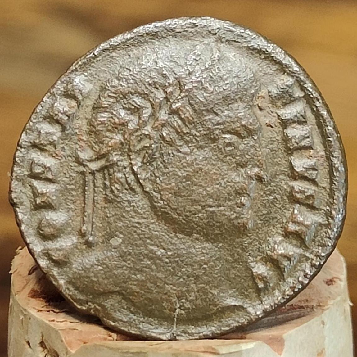 Constantine the great Roman coin with camp gate reverse, 4th century ancient nummus AE3 - VPUKcoins