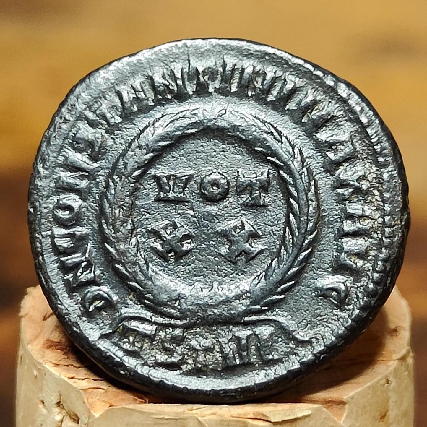 Constantine the great Roman coin with votive reverse, 4th century ancient nummus AE3 - VPUKcoins