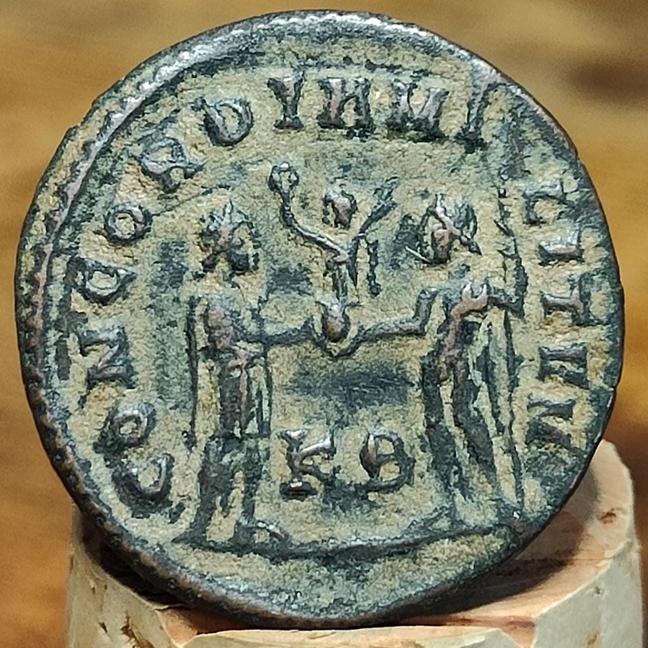 Constantius I Antoninianus with Jupiter reverse, 3rd century ancient Roman coin - VPUKcoins