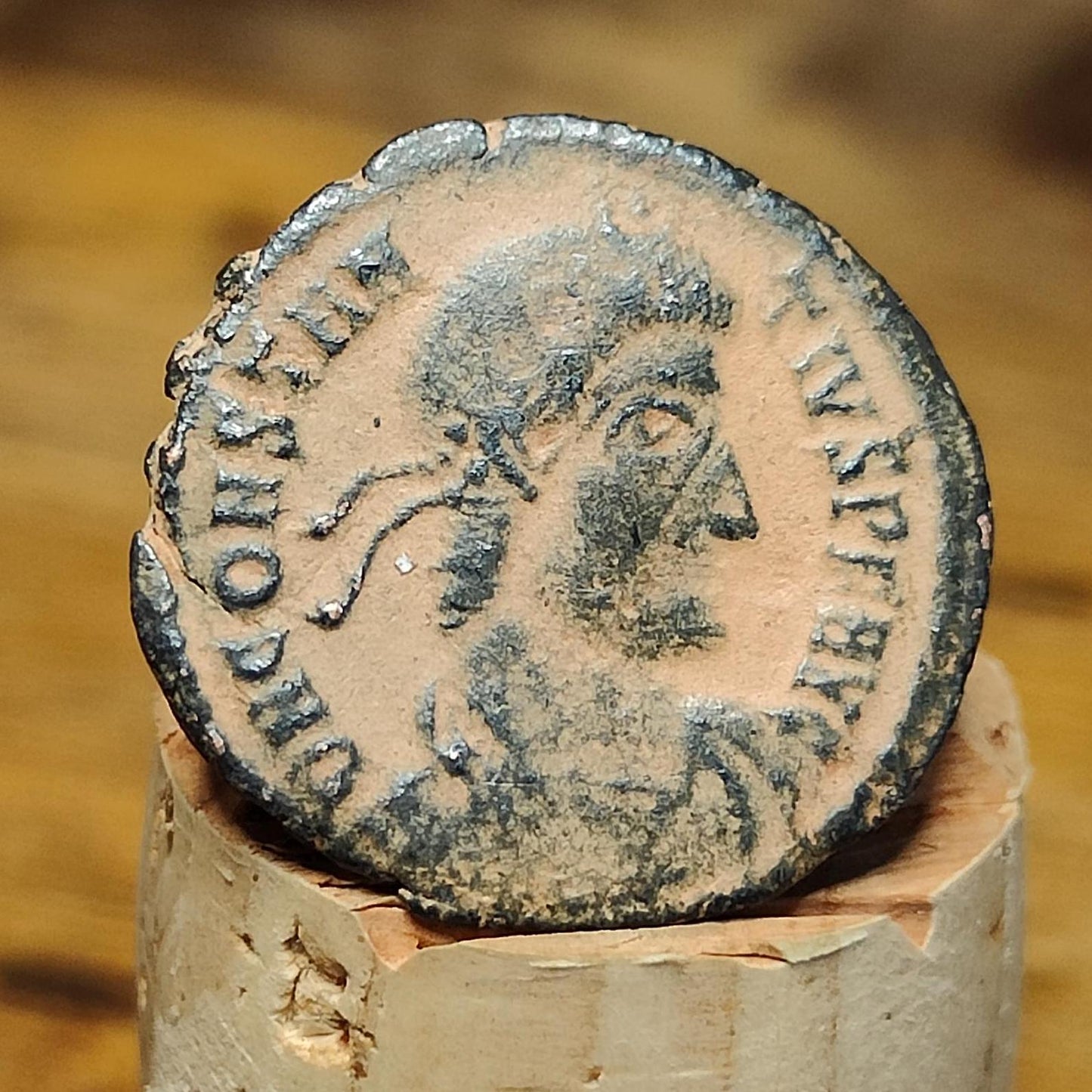 Constantius II Roman coin, high grade ancient Nummus with fallen horseman reverse - VPUKcoins