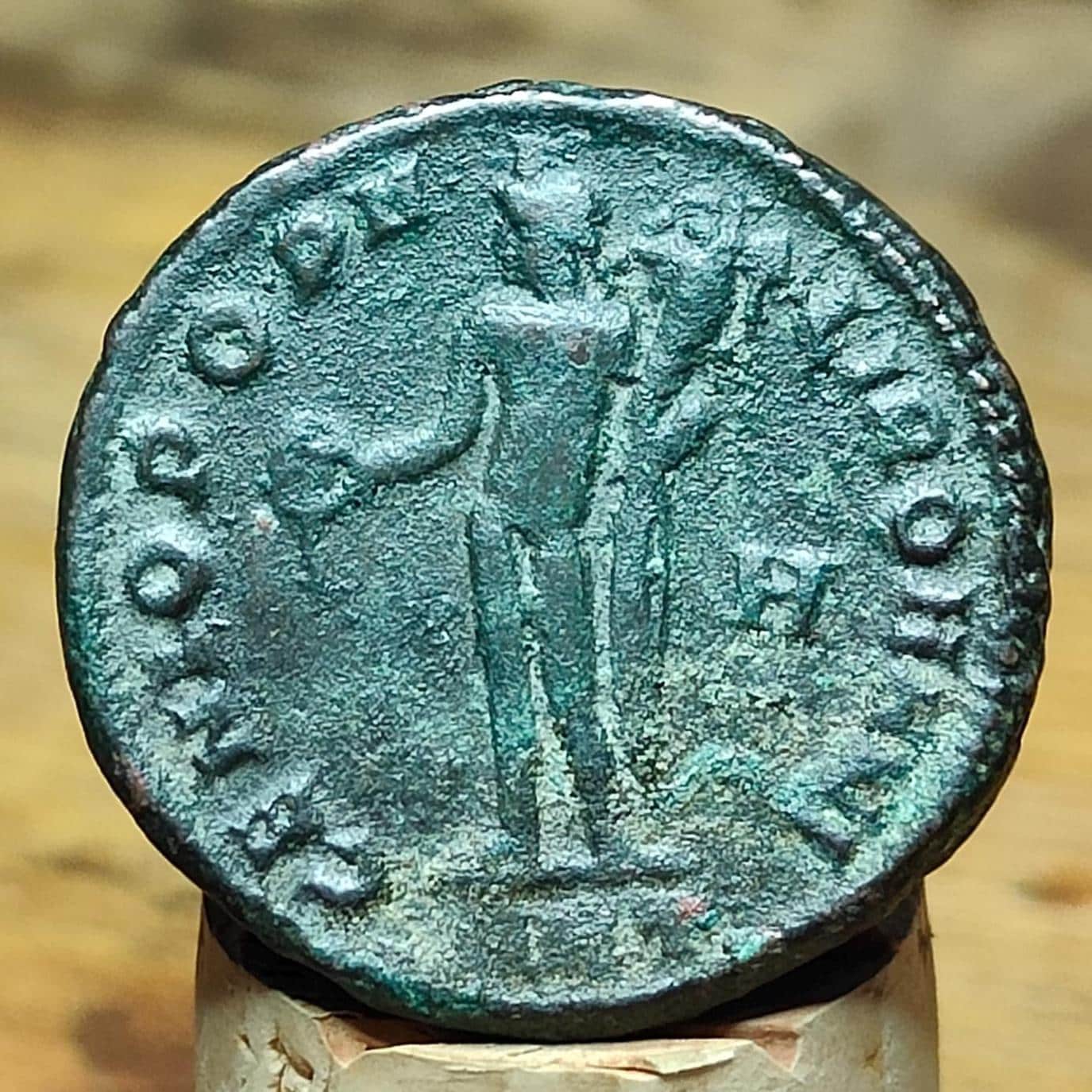 Diocletian Roman coin, high grade ancient Follis with god Genius reverse - VPUKcoins