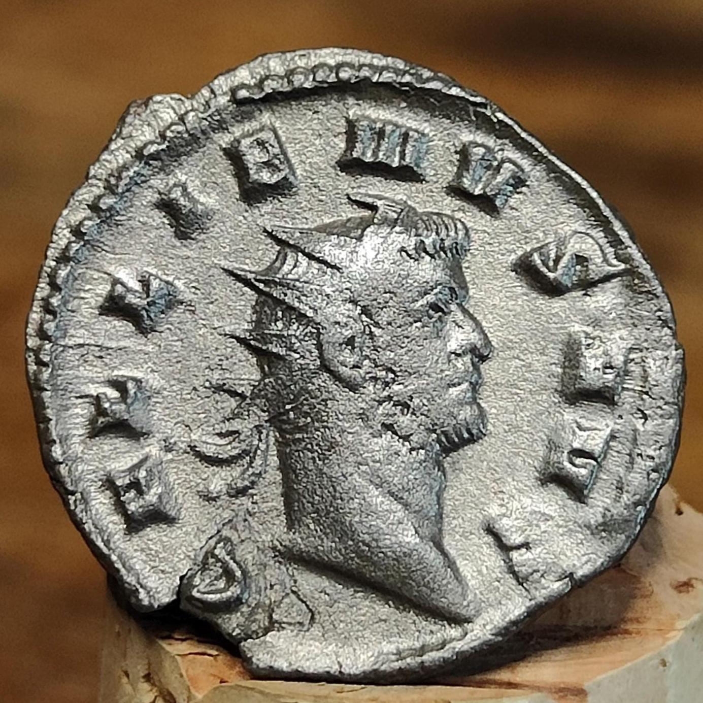 Emperor Gallienus Roman coin AE3, 3rd century ancient Antoninianus - VPUKcoins