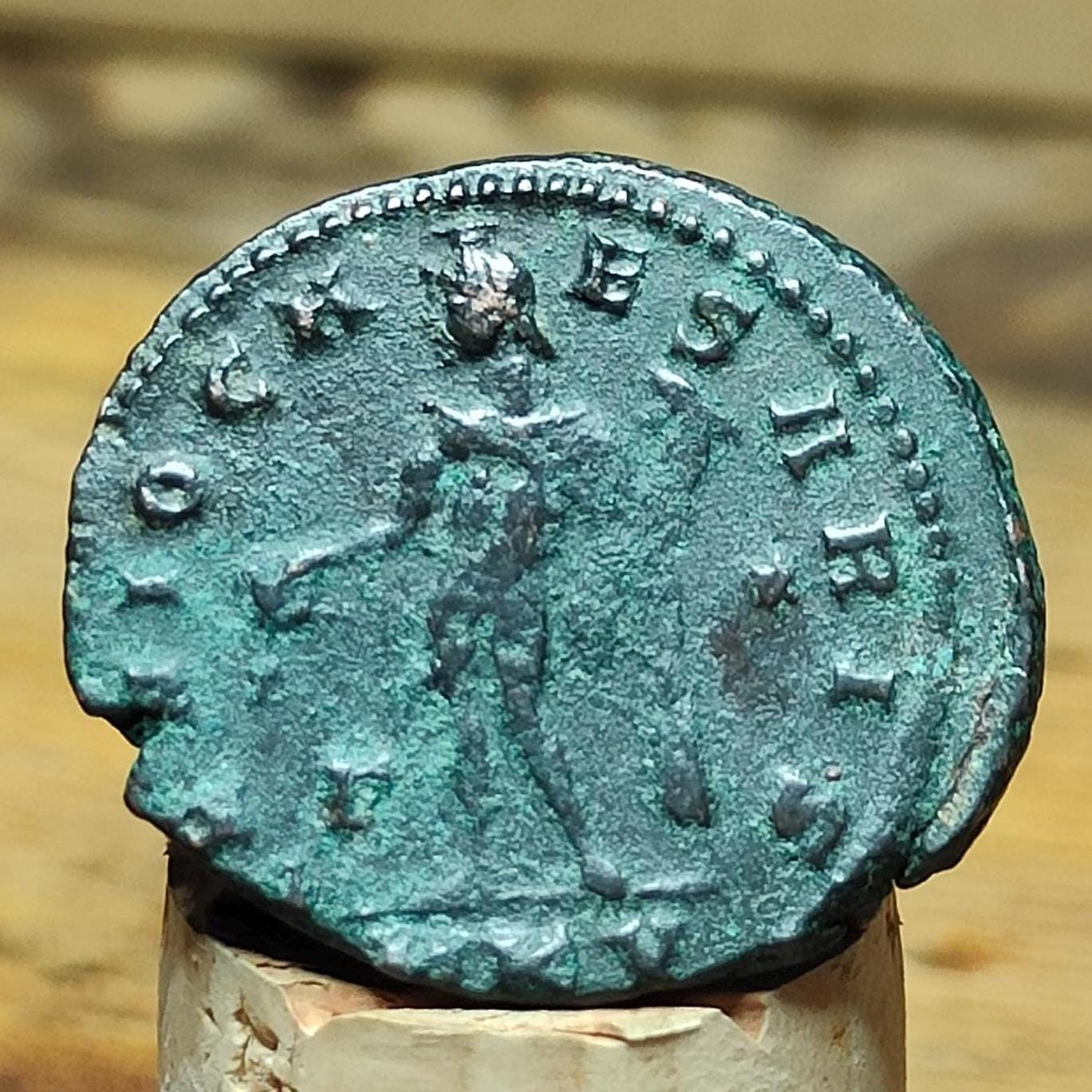 Galerius Maximianus Roman coin with Genius reverse, high grade ancient Follis - VPUKcoins