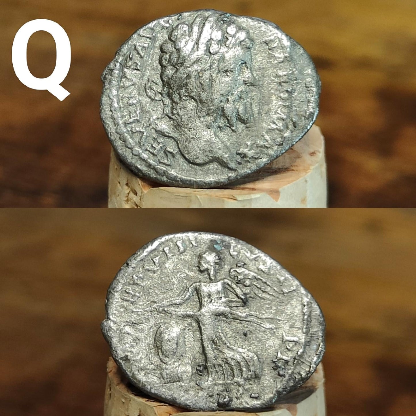 Genuine Roman silver Denarii from the 2nd century, ancient coins - VPUKcoins