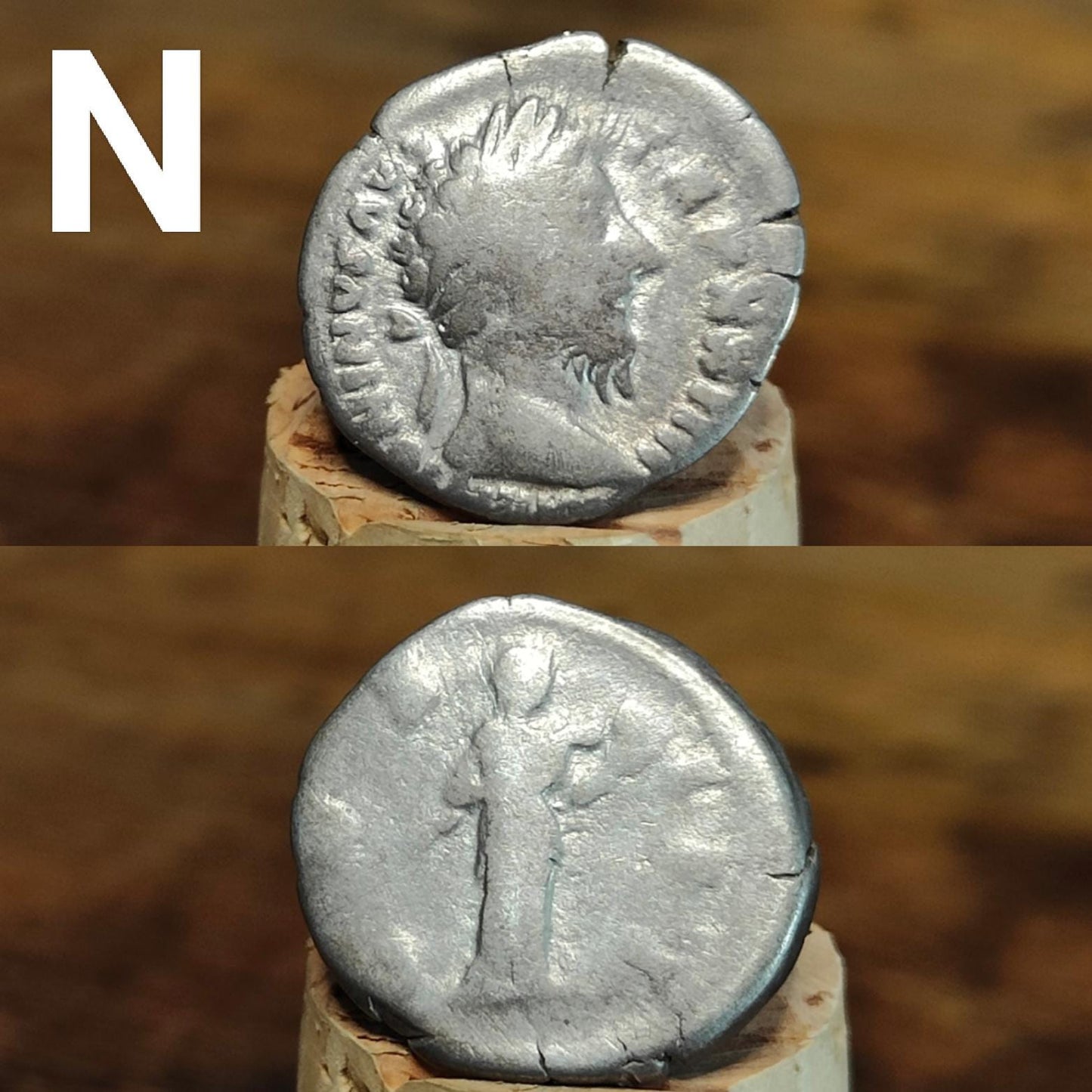 Genuine Roman silver Denarii from the 2nd century, ancient coins - VPUKcoins