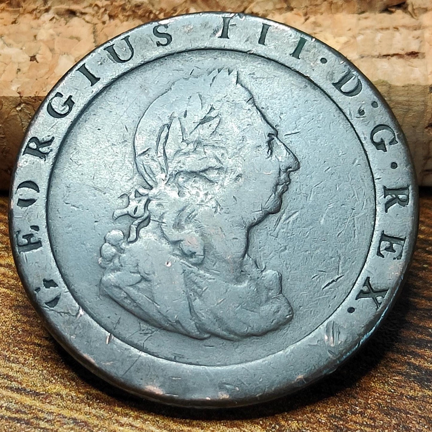 George III Cartwheel Penny, dated 1797 - Georgian/ US colonial coin - VPUKcoins