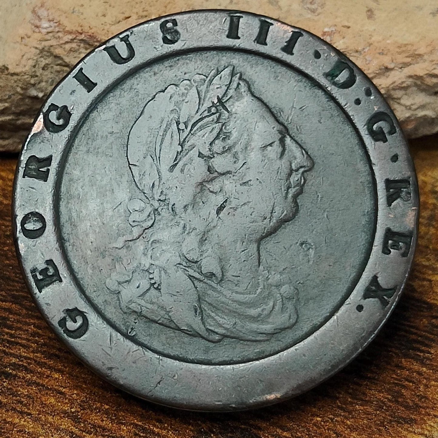 George III Cartwheel two pence, dated 1797 - Georgian/ US colonial coin - VPUKcoins