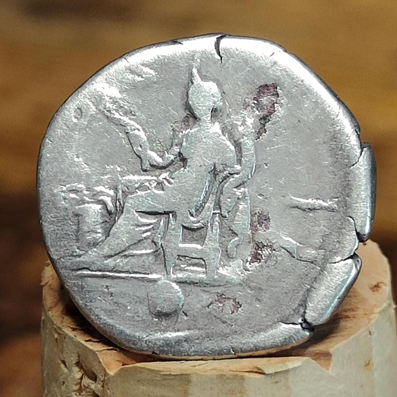 Hadrian Silver Denarius with Annona reverse, Ancient roman coin - VPUKcoins