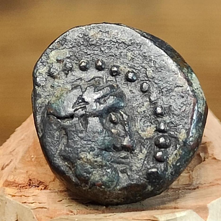 Herakles and thunderbolt, Selge Pisidia, Ancient Greek coin 1st century BC - VPUKcoins
