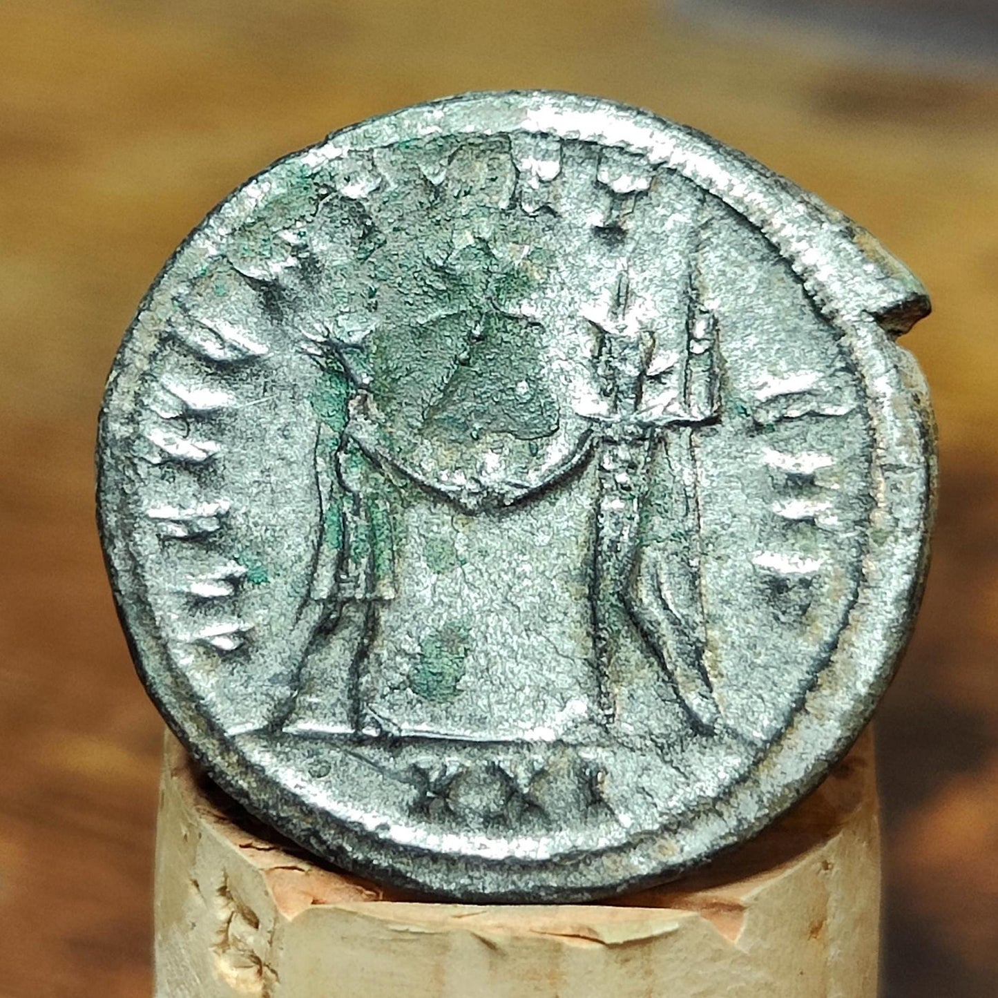 Genuine Roman Antoninianus of Probus, ancient double denarius coin