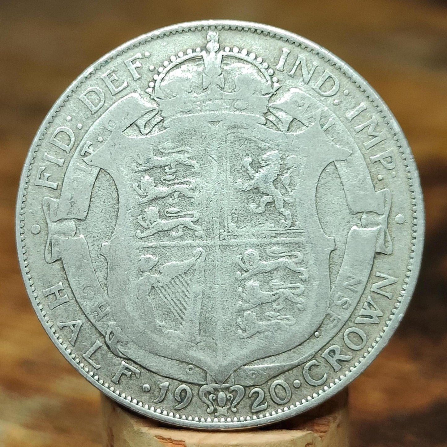 1920 King George V Silver Halfcrown Coin