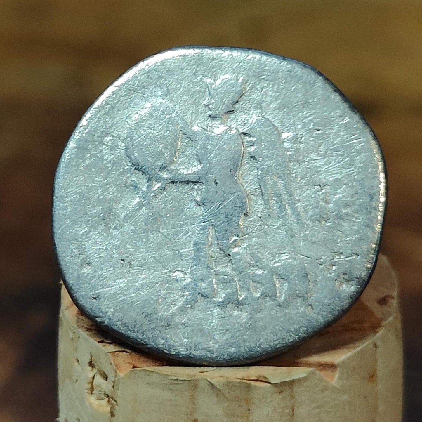 Titus Silver Denarius with Victory reverse, Ancient roman coin