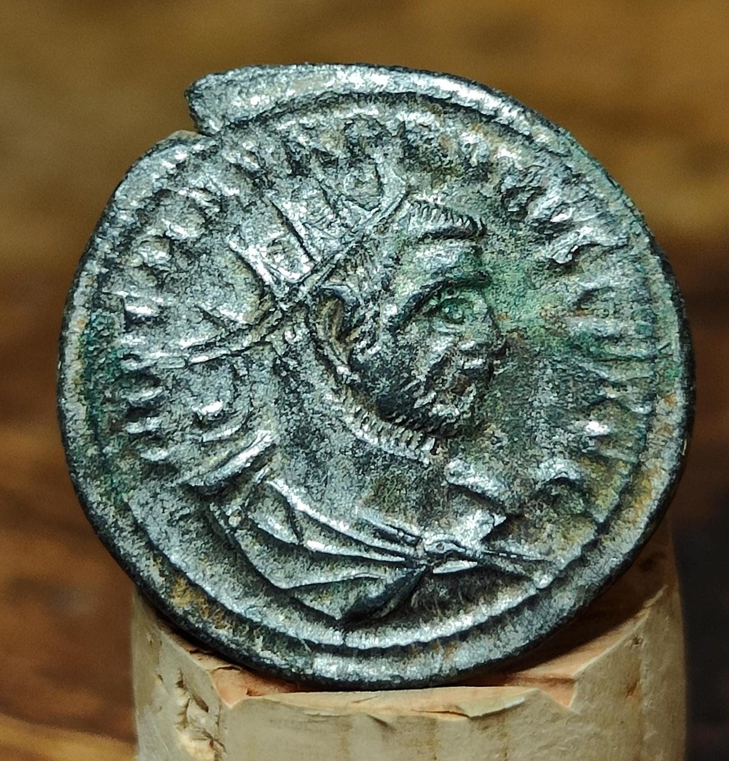 Genuine Roman Antoninianus of Probus, ancient double denarius coin