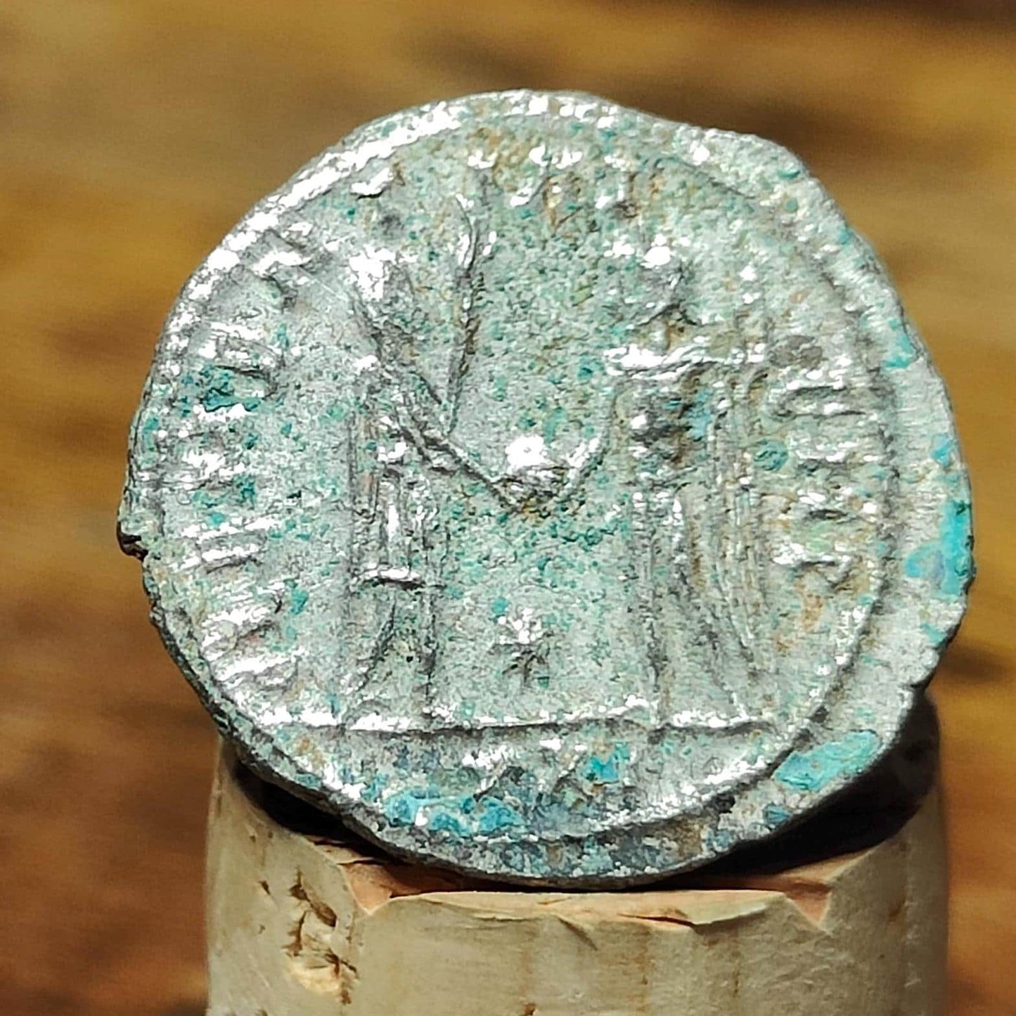 Genuine Roman Antoninianus of Probus, ancient double denarius coin