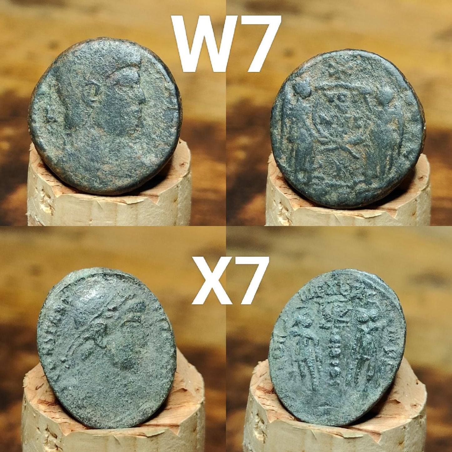 Roman coins, 4th century ancient nummus