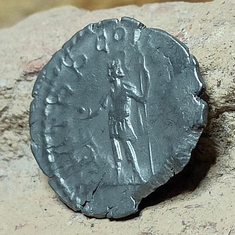 Postumus Silver Antoninianus, very fine ancient roman double denarius coin
