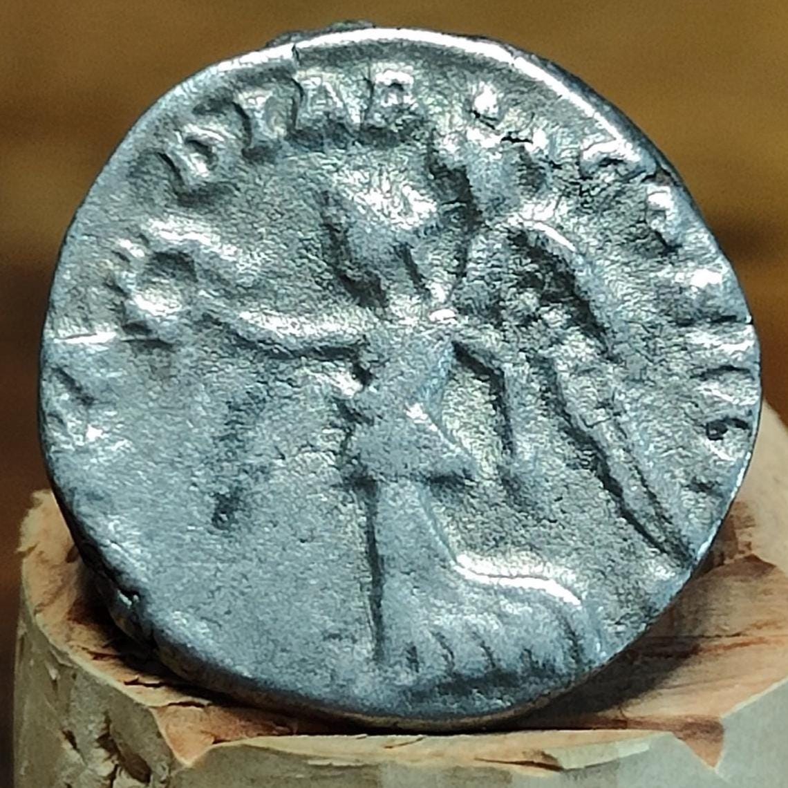 Septimius Severus with Victory reverse Silver Denarius, Ancient roman coin
