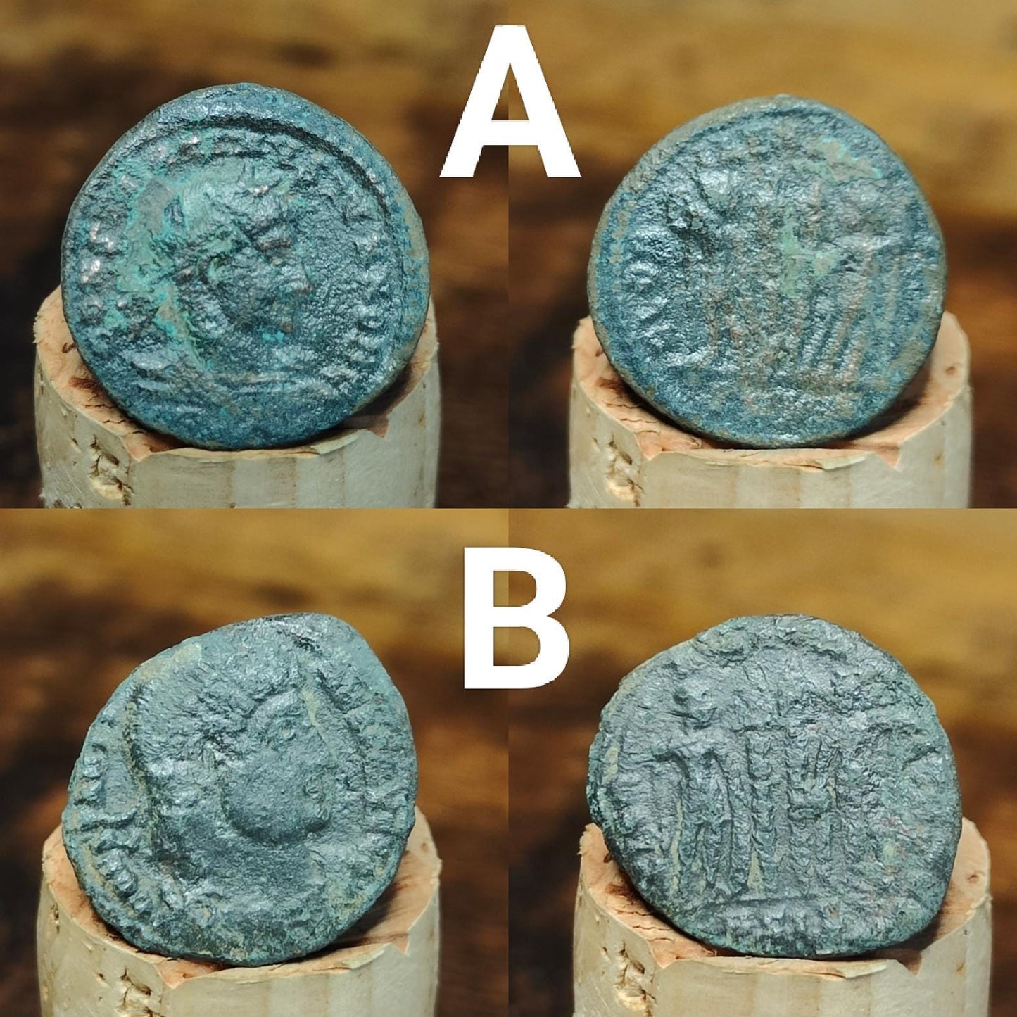 Roman coins, 4th century ancient nummus