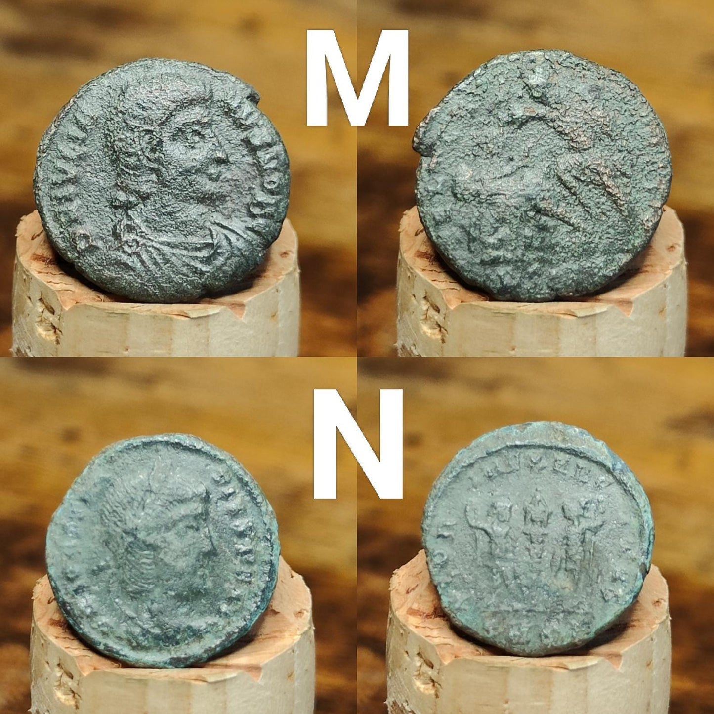Roman coins, 4th century ancient nummus