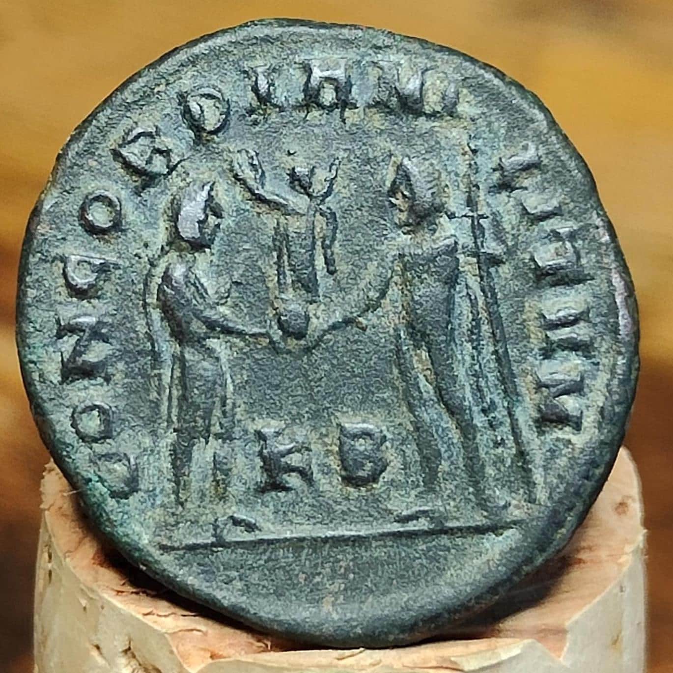 Constantius I Antoninianus with Jupiter reverse, 3rd century ancient Roman coin