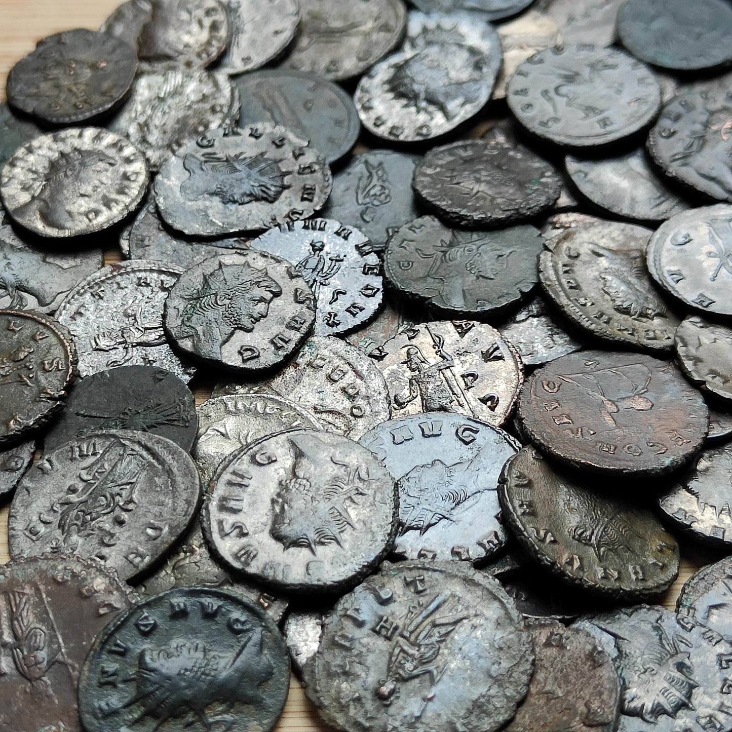Bulk lot Roman coins, 3th century ancient Antoninianus