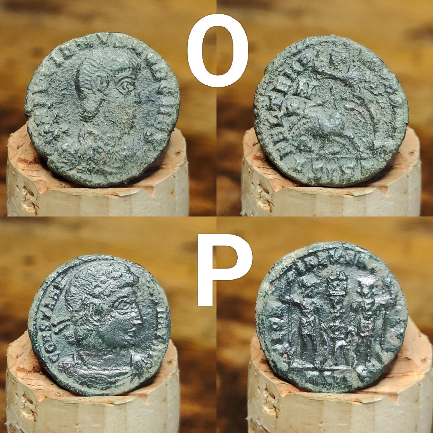 Roman coins, 4th century ancient nummus