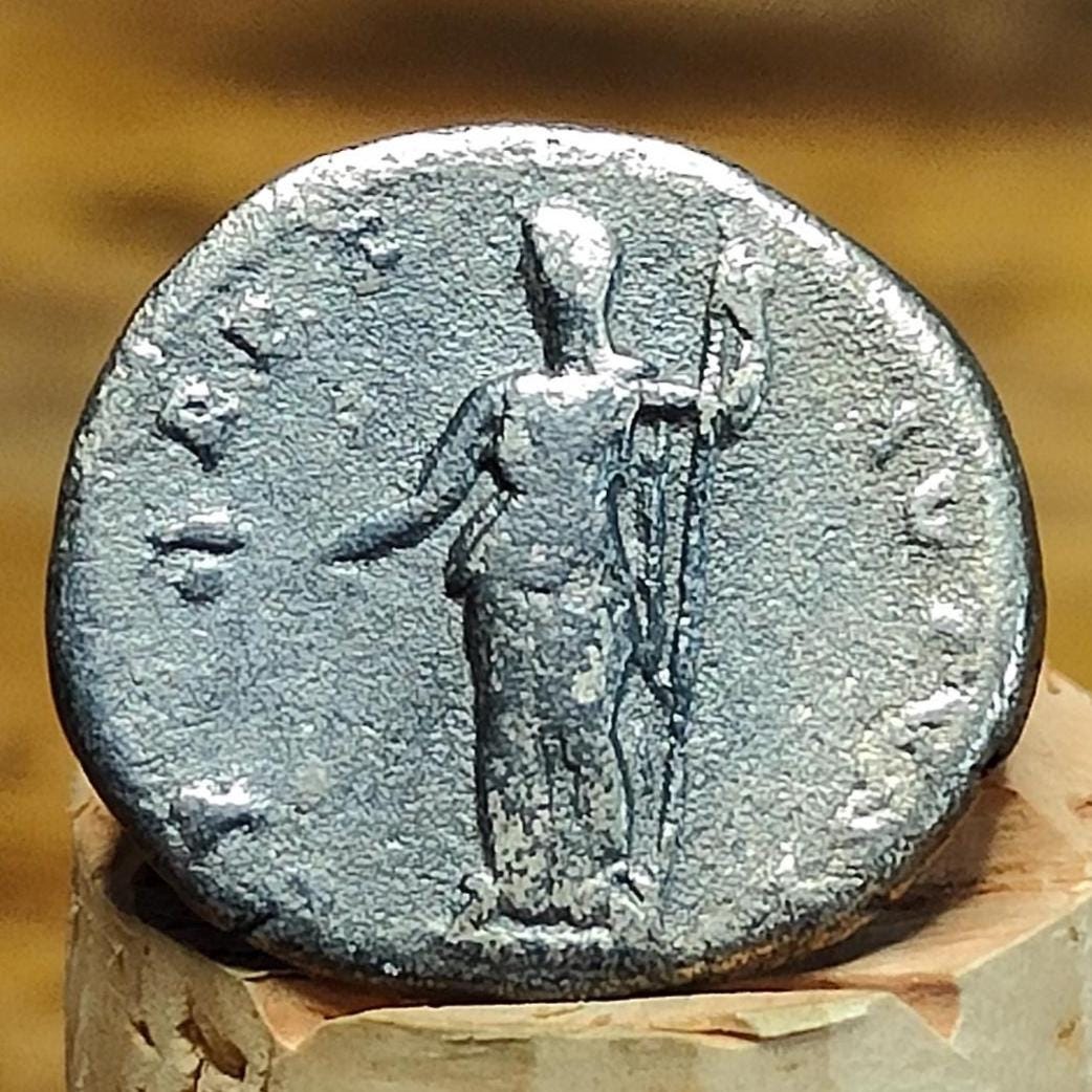 Vespasian Silver Denarius with Ceres reverse, Ancient roman coin