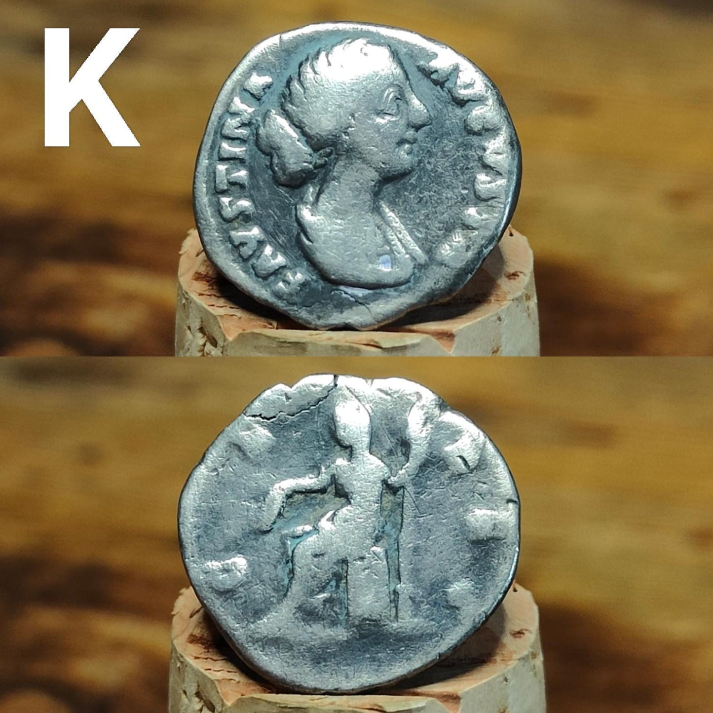 Roman Silver Denarius, Ancient roman coin