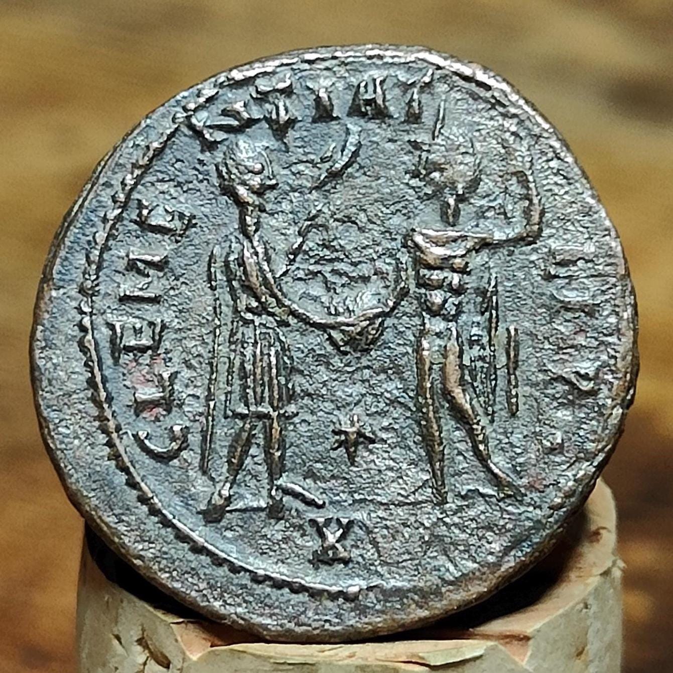 Probus Antoninianus, Jupiter reverse, ancient Roman double denarius coin