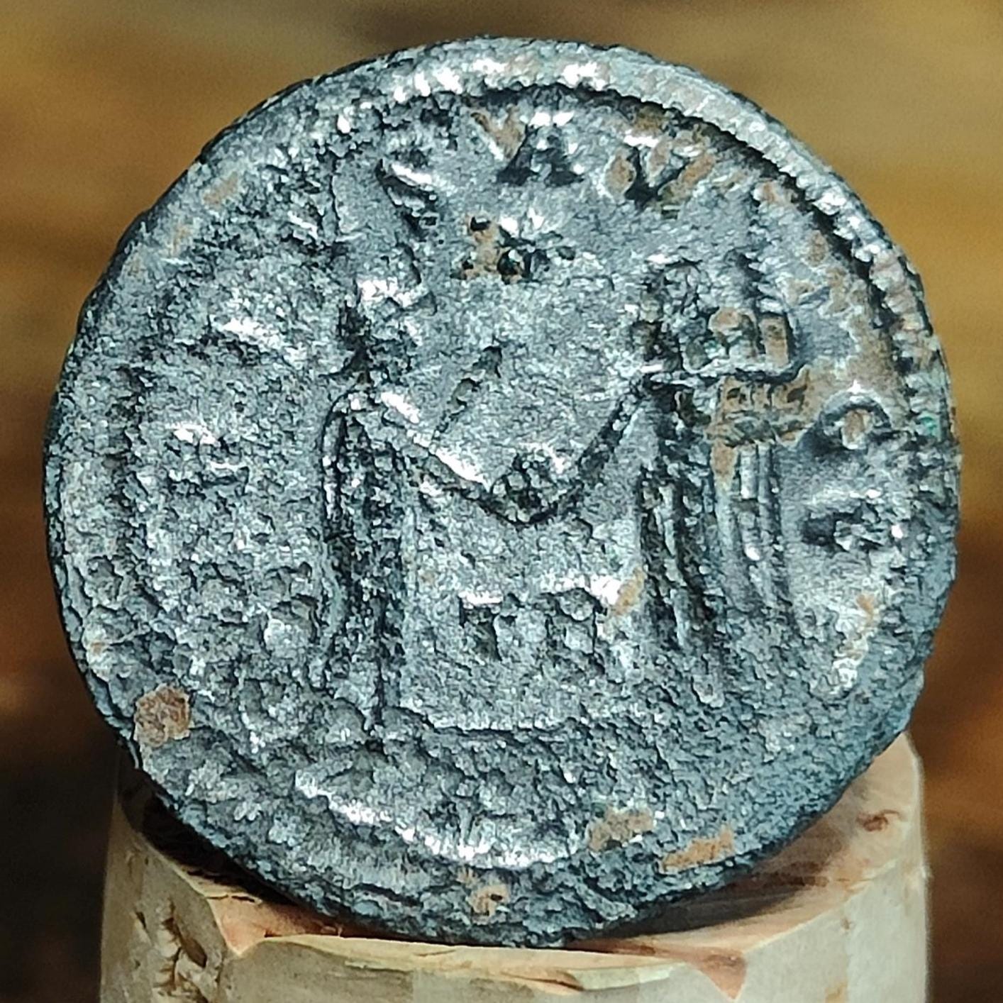 Carus Roman Antoninianus with Jupiter reverse, ancient double denarius coin