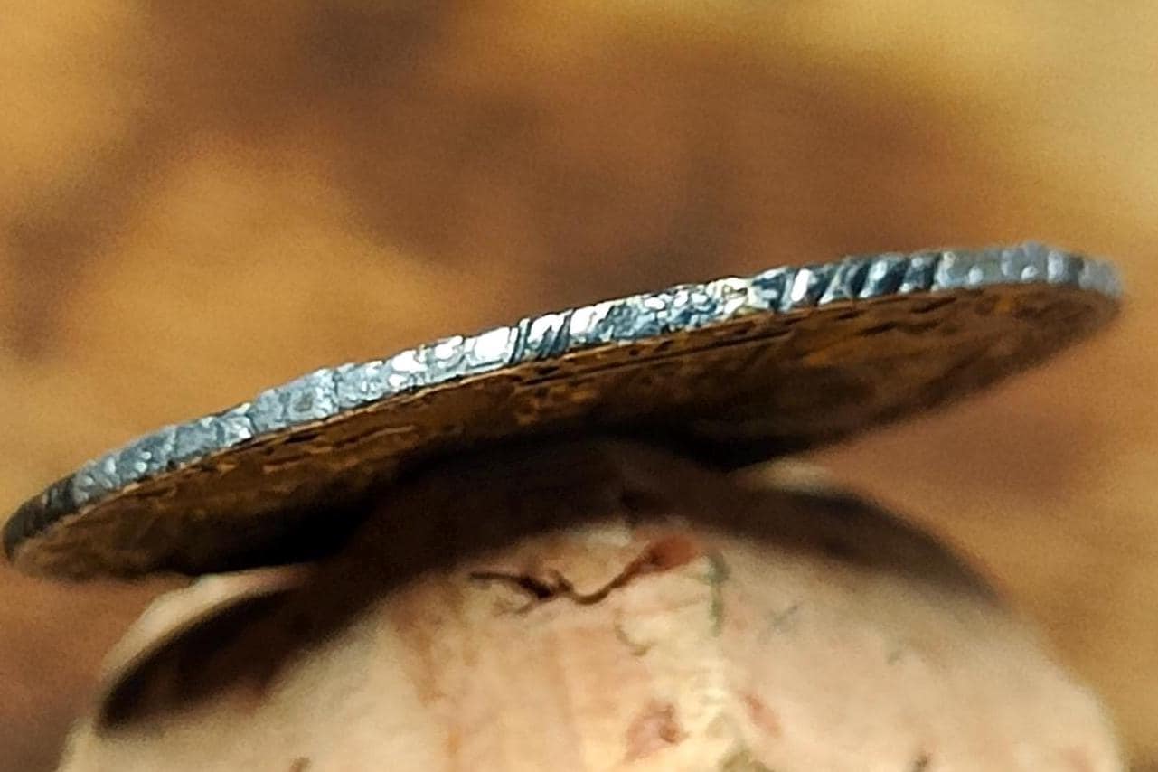 George III silver sixpence dated 1787 with hearts- Georgian coin, US colonial