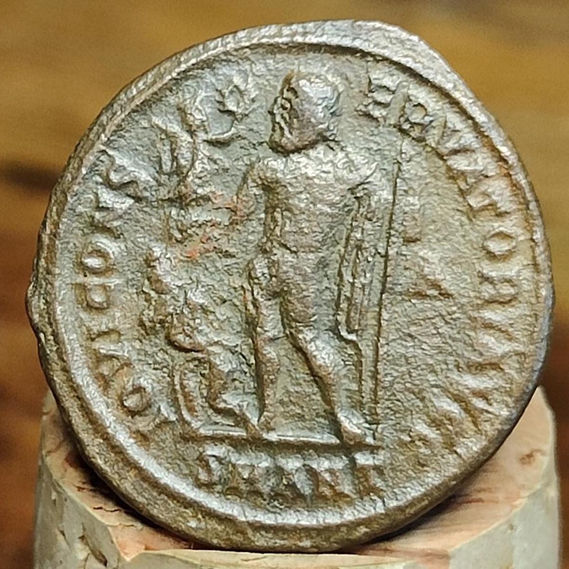 Licinius I Roman coin with Jupiter reverse, 308-324AD, ancient Follis.