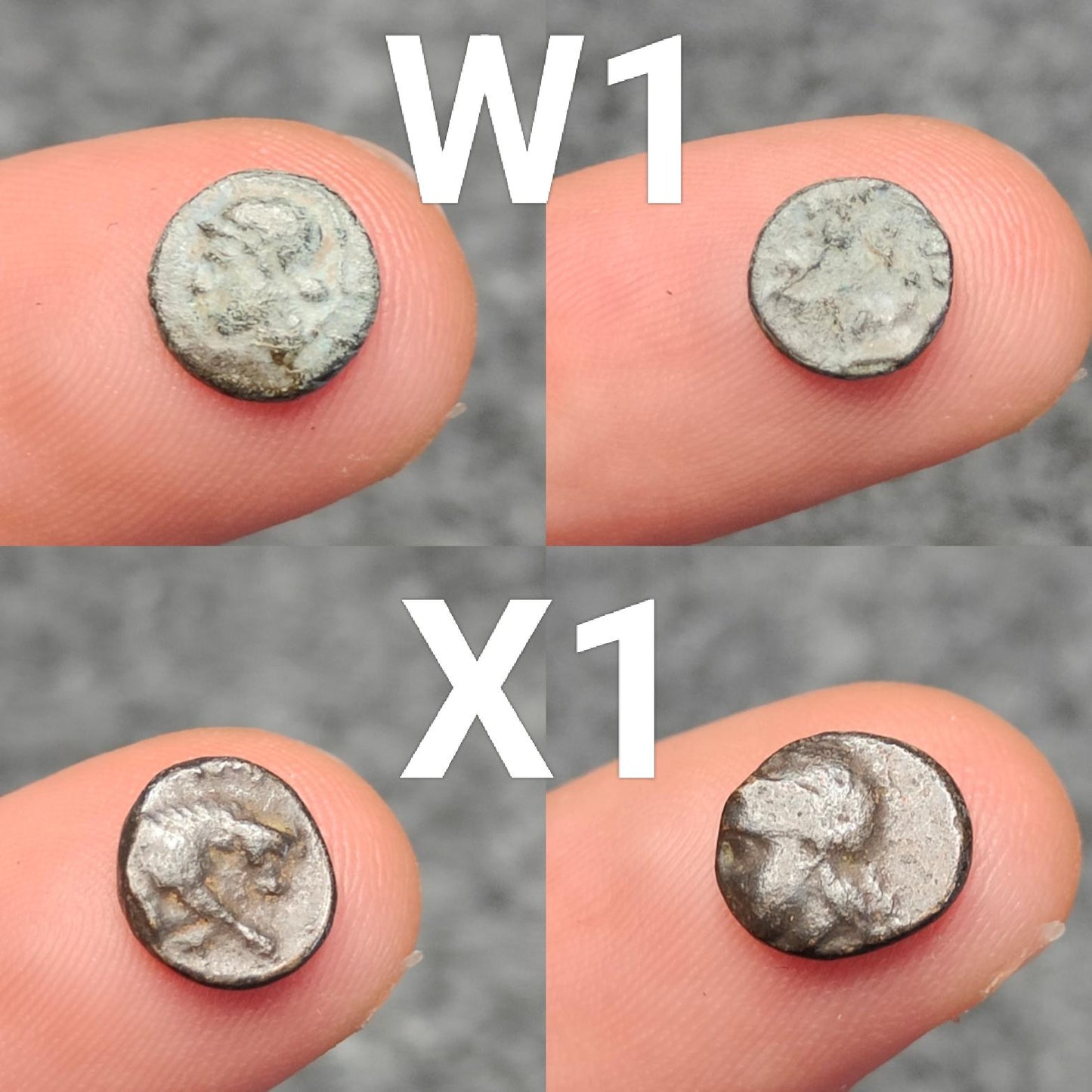 Ancient Roman/Greek minim coins, Genuine tiny coins over 1600 years old