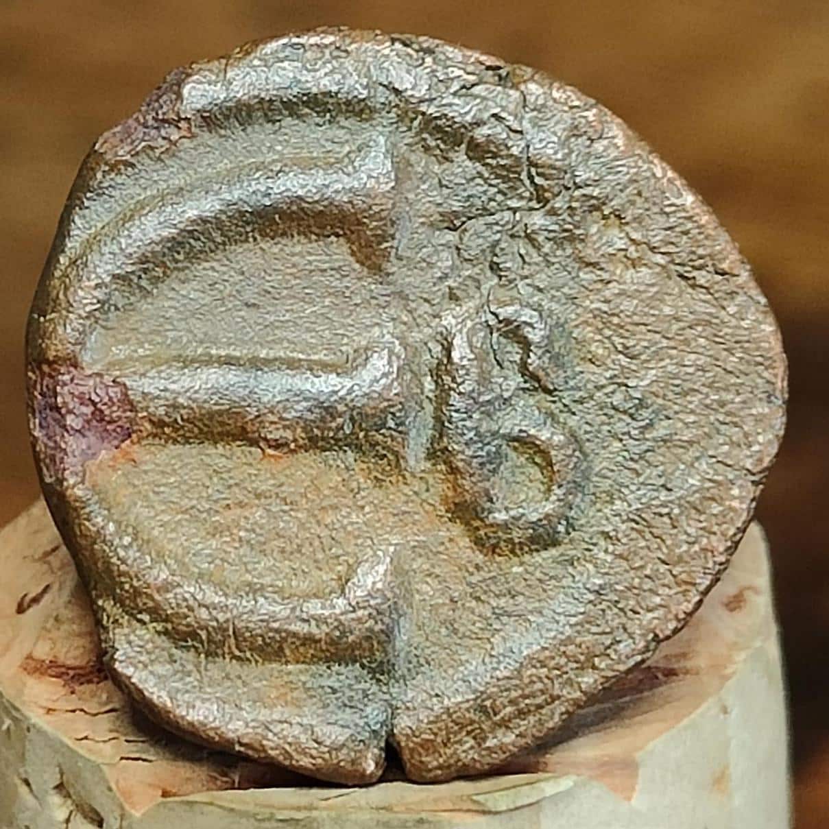 Justinian I Byzantine coin, Authentic Roman Pentanummium 527-565AD, Early Christian