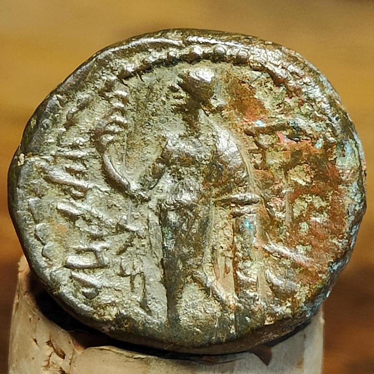 Phoenicia, Marathos, Veiled female and Marathos, 152/1 BC, Ancient Greek coin