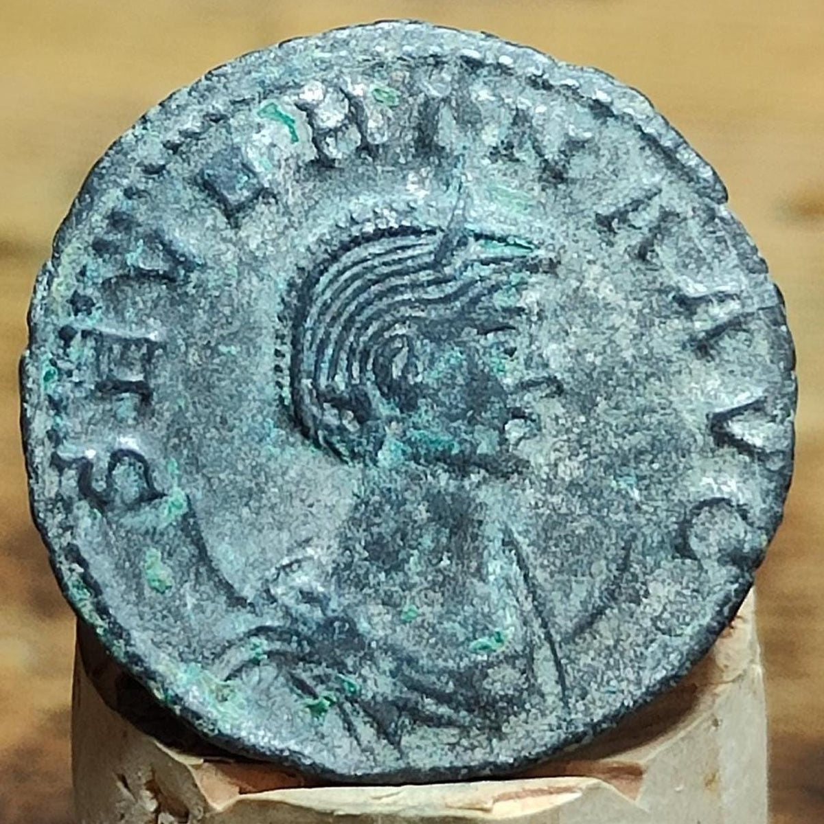 Severina Antoninianus, Concordia reverse, 270 - 275AD ancient double denarius coin