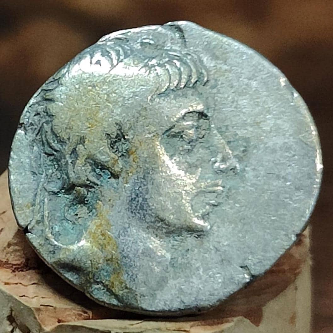 Ariobarzanes III, King of Cappadocia, 52-42 BC, silver drachm, Athena reverse, Ancient Greek coin