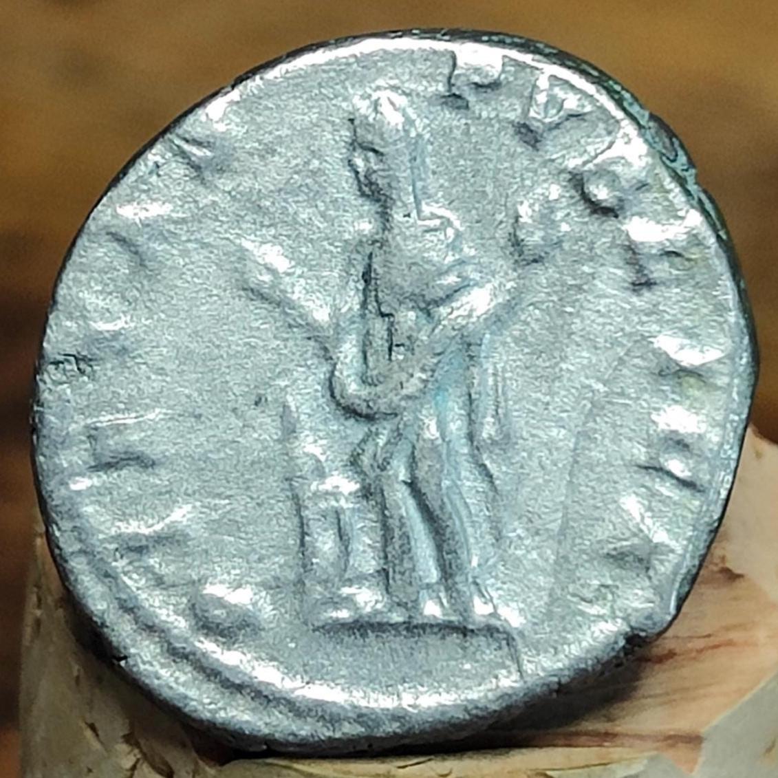 Julia Domna Silver Denarius with Pietas reverse, Ancient roman coin - VPUKcoins