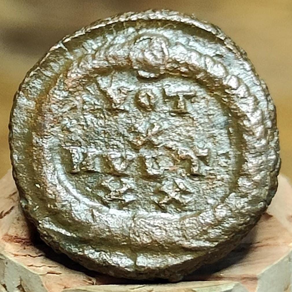 Julian II Roman coin, ancient follis with votive reverse AE3 - VPUKcoins